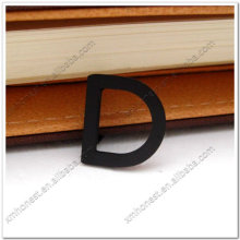 metal letter D